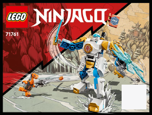 Manual de uso Lego set 71761 Ninjago Meca de Última Generación EVO de Zane