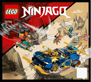 Brugsanvisning Lego set 71776 Ninjago Jay og Nyas racerbil EVO