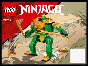 Manual Lego set 71757 Ninjago Lloyds ninja mech