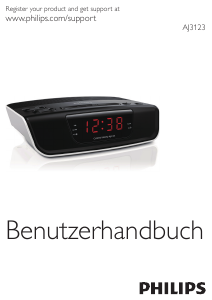Bedienungsanleitung Philips AJ3123 Uhrenradio
