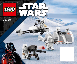 Bruksanvisning Lego set 75320 Star Wars Stridspakke med snøsoldater