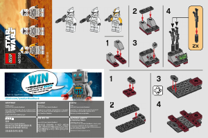 Brugsanvisning Lego set 40558 Star Wars Klonsoldat-kommandostation