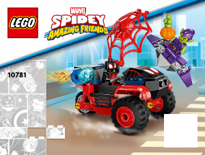 Instrukcja Lego set 10781 Super Heroes Miles Morales: Technotrójkołowiec Spider-Mana