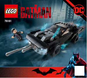 Brugsanvisning Lego set 76181 Super Heroes Batmobile - Jagten på Pingvinen