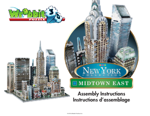 Brugsanvisning Wrebbit New York - Midtown East 3D Puslespil