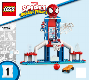 Mode d’emploi Lego set 10784 Super Heroes La base secrète du QG de Spider-Man