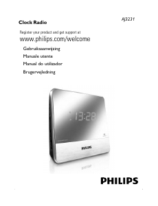 Brugsanvisning Philips AJ3231/12 Radio-vækkeure