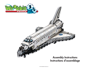 Εγχειρίδιο Wrebbit Space Shuttle - Orbiter Παζλ 3D