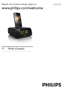 Mode d’emploi Philips AJ3270D/12 Radio-réveil