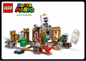 Manual Lego set 71401 Super Mario Set de Expansão: Luigi’s Mansion - Esconde e Assombra