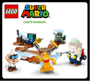 Brugsanvisning Lego set 71397 Super Mario Luigis Mansion lab og Poltergust – udvidelsessæt