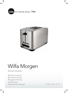 Manual Wilfa TO-1S Morgen Toaster