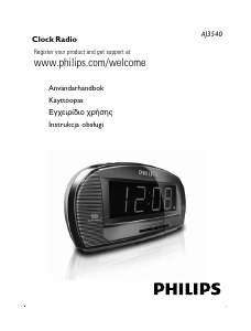 Instrukcja Philips AJ3540 Radiobudzik