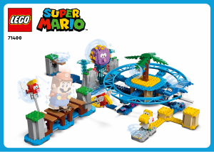 Vadovas Lego set 71400 Super Mario Big Urchin paplūdimio karuselės papildomas rinkinys