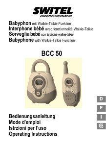 Handleiding Switel BCC50 Babyfoon