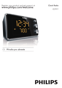 Manuál Philips AJ3551/12 Rádio s alarmem