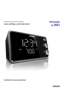 Kasutusjuhend Philips AJ3551/12 Äratuskell-raadio