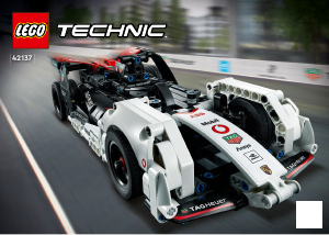 Manual Lego set 42137 Technic Formula E Porsche 99X electric