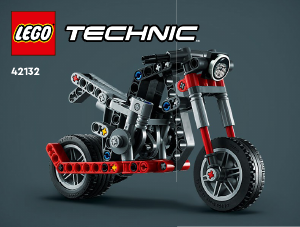 Bruksanvisning Lego set 42132 Technic Motorcykel