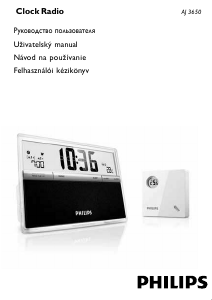 Návod Philips AJ3650 Rádiobudík