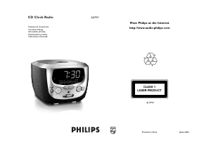 Instrukcja Philips AJ3910 Radiobudzik