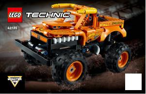 Käyttöohje Lego set 42135 Technic Monster Jam El Toro Loco