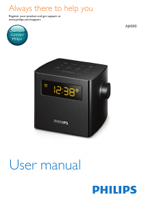 Manual Philips AJ4300B Alarm Clock Radio