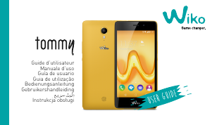 Manual Wiko Tommy Telefone celular