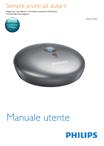 Manuale Philips AEA2700 Adattatore Bluetooth