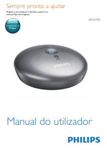 Manual Philips AEA2700 Adaptador bluetooth