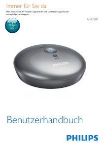 Bedienungsanleitung Philips AEA2700 Bluetooth-adapter