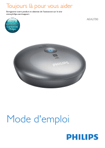 Mode d’emploi Philips AEA2700 Adaptateur bluetooth