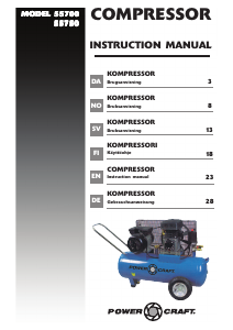 Bedienungsanleitung Power Craft 55700 Kompressor