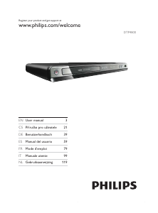 Manual de uso Philips DTP4800 Reproductor DVD