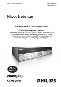 Manuál Philips DVDR3432V Přehrávač DVD