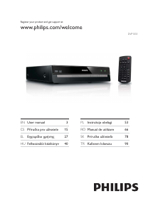 Handleiding Philips DVP1033 DVD speler