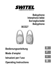 Handleiding Switel BCE27 Babyfoon