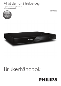 Bruksanvisning Philips DVP2800 DVD-spiller