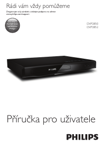 Manuál Philips DVP2850 Přehrávač DVD