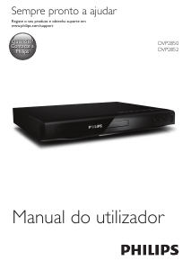 Manual Philips DVP2850 Leitor de DVD
