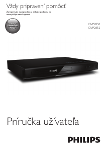 Návod Philips DVP2850 DVD prehrávač