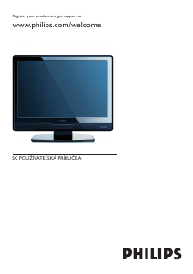 Návod Philips 22PFL3403D LCD televízor