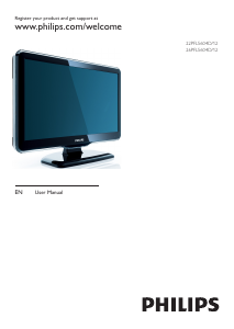 Manual Philips 22PFL5604D LCD Television