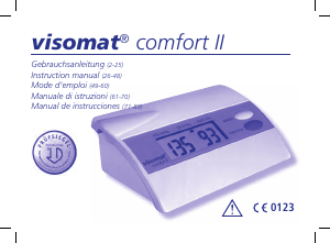 Manual de uso Visomat Comfort II Tensiómetro