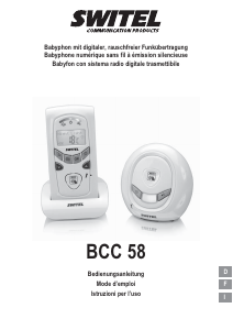 Bedienungsanleitung Switel BCC58 Babyphone