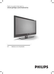 Manual Philips 52PFL7762D Televisor LCD