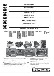Használati útmutató Michelin MCX300/510 Kompresszor