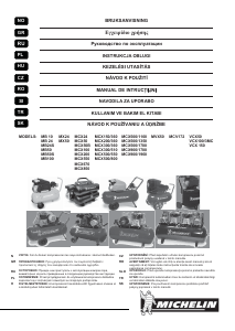 Használati útmutató Michelin MCX500/1100 Kompresszor