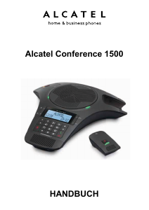 Bedienungsanleitung Alcatel Conference 1500 Konferenztelefon