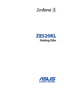 Hướng dẫn sử dụng Asus ZE520KL ZenFone 3 Điện thoại di động